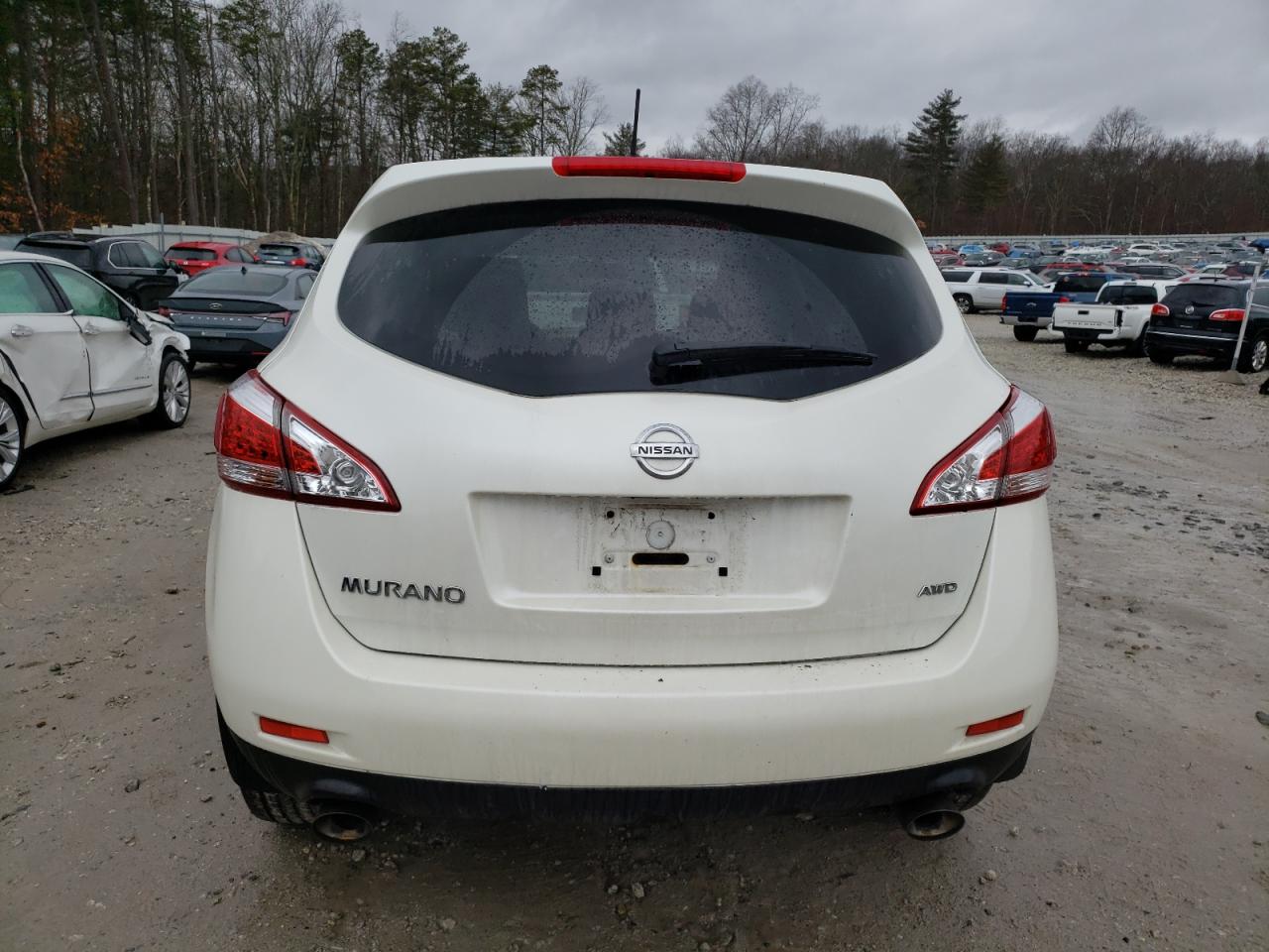 2012 Nissan Murano VIN JN8AZ1MW8CW218997 Copart auction photo, mechanical / minor dent/scratches damage thumbnail 6