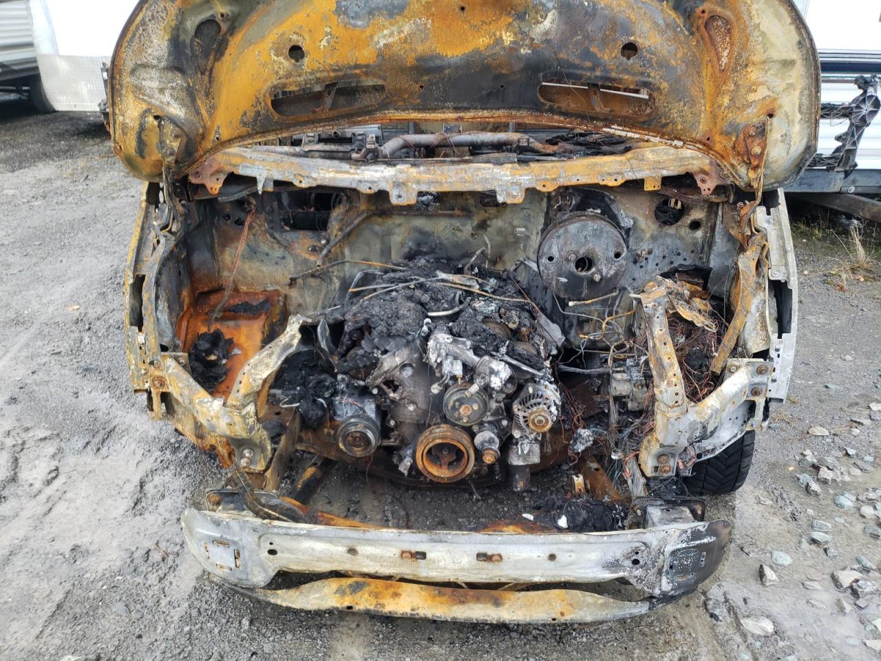 2017 Ford Transit VIN 1FTYR2CM2HKA12850 Copart auction photo, burn damage thumbnail 7