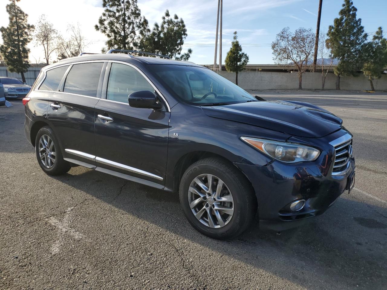 2015 Infiniti QX60 VIN 5N1AL0MM1FC516914 Copart auction photo, front end damage thumbnail 4