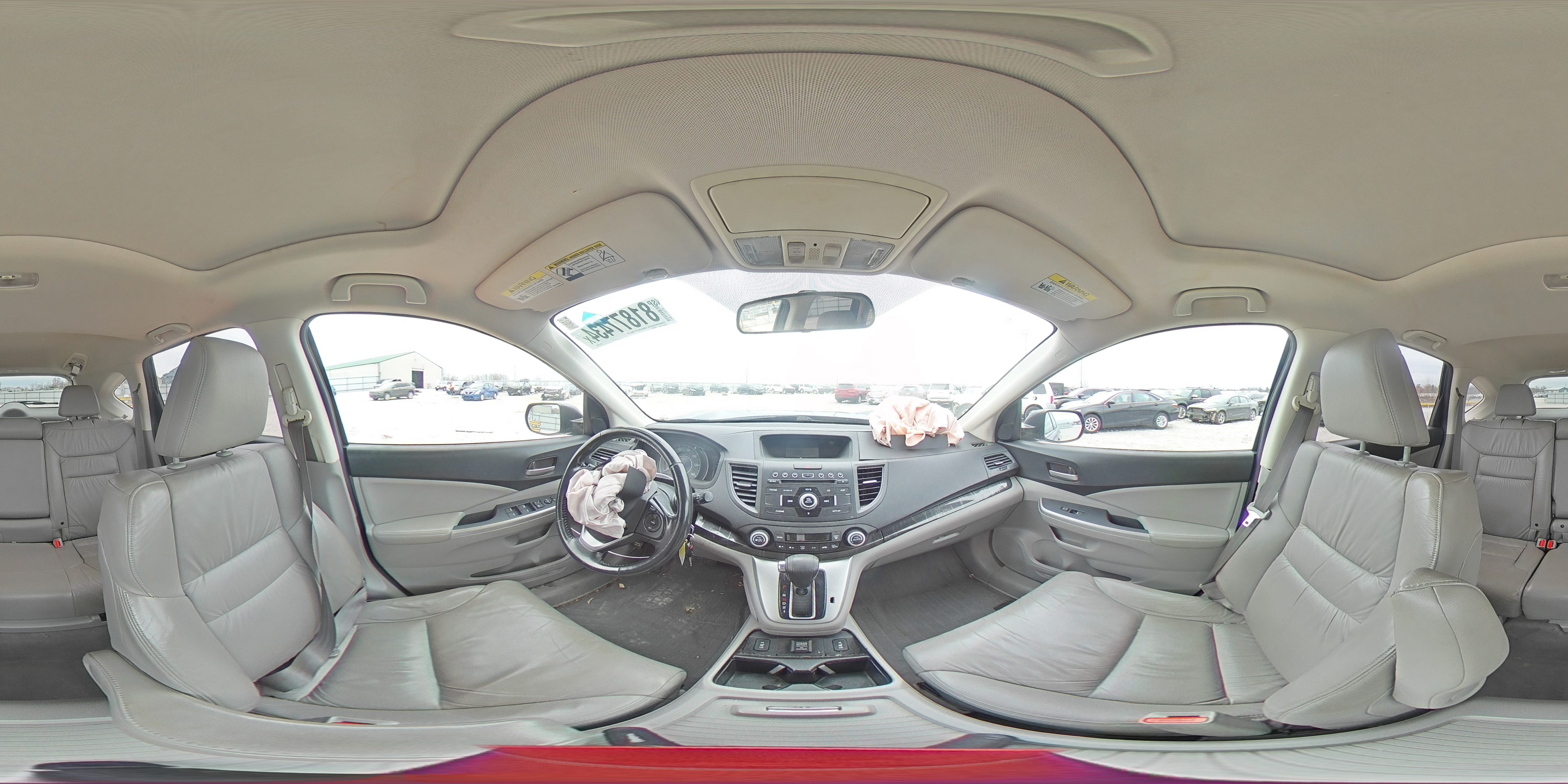 2012 Honda CR-V VIN 5J6RM4H74CL014954 Copart auction photo, front end damage thumbnail 13