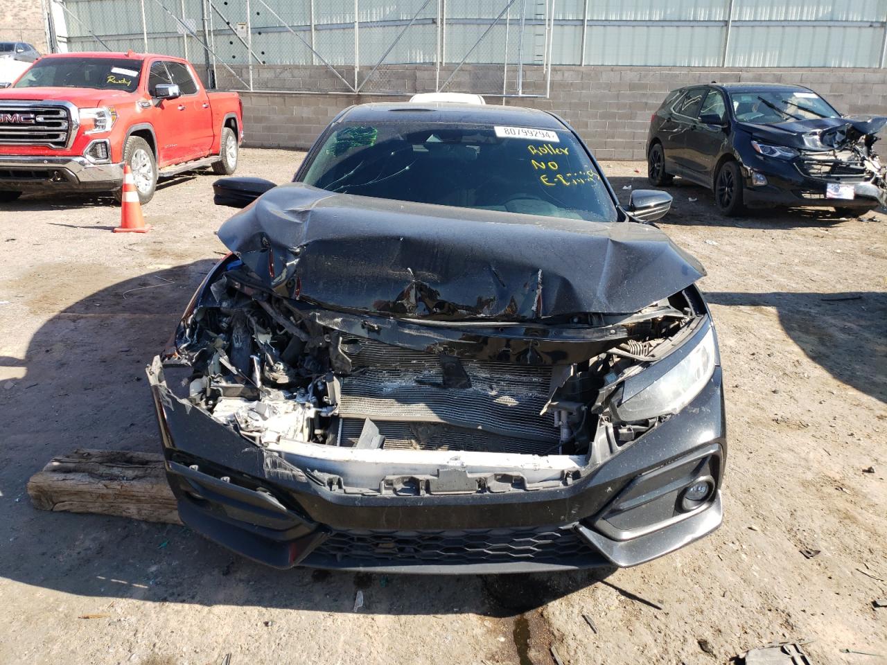 2020 Honda Civic VIN SHHFK7H67LU223792 Copart auction photo, front end damage thumbnail 5