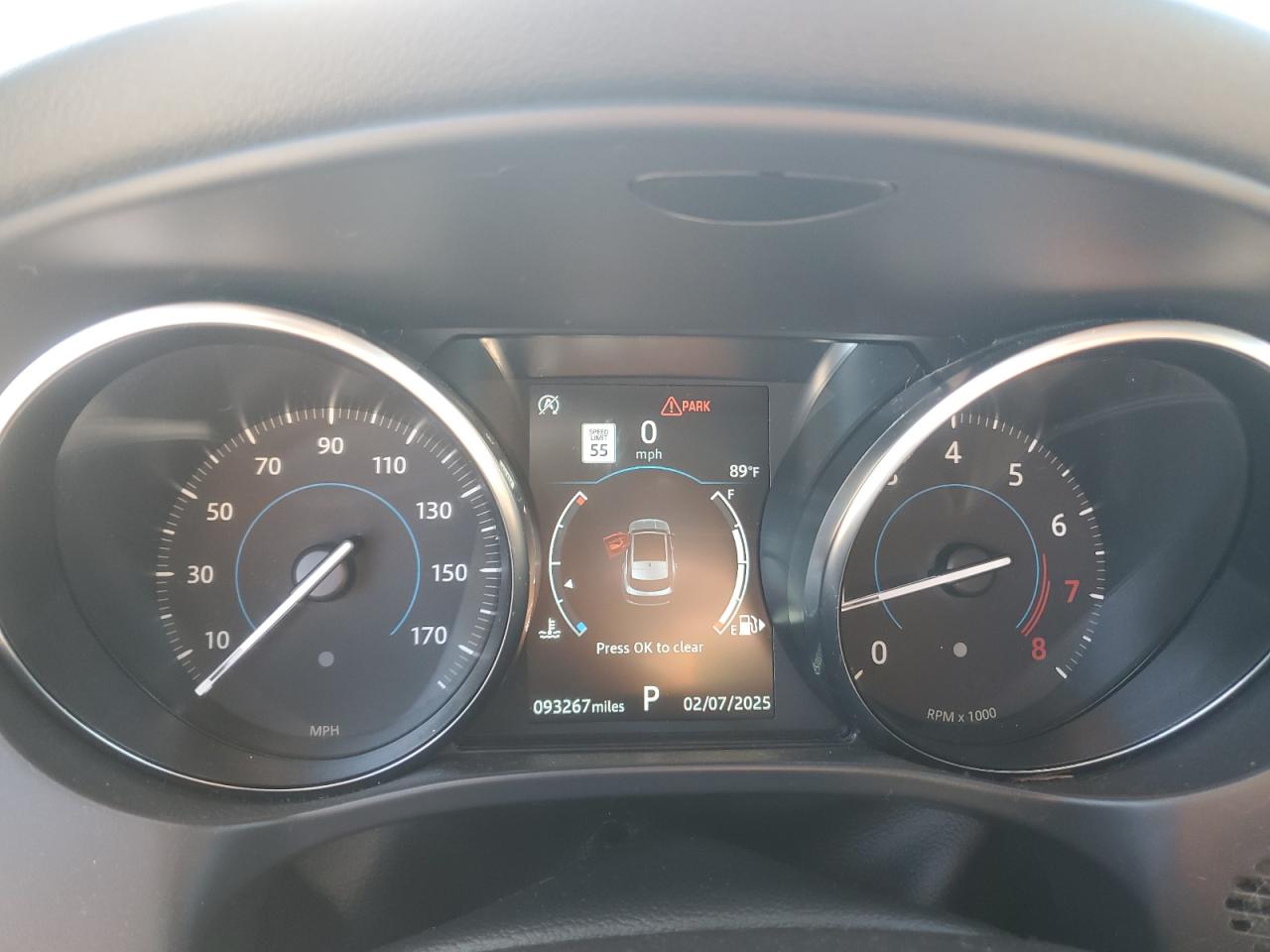 2019 Jaguar F-Pace VIN SADCJ2FX7KA610943 Copart auction photo, side damage thumbnail 9