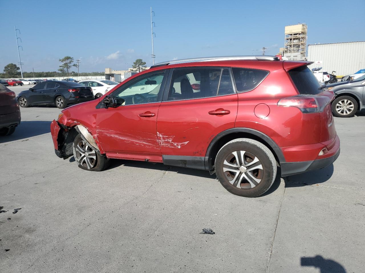 2016 Toyota RAV 4 VIN JTMZFREV0GJ078605 Copart auction photo, side damage thumbnail 2