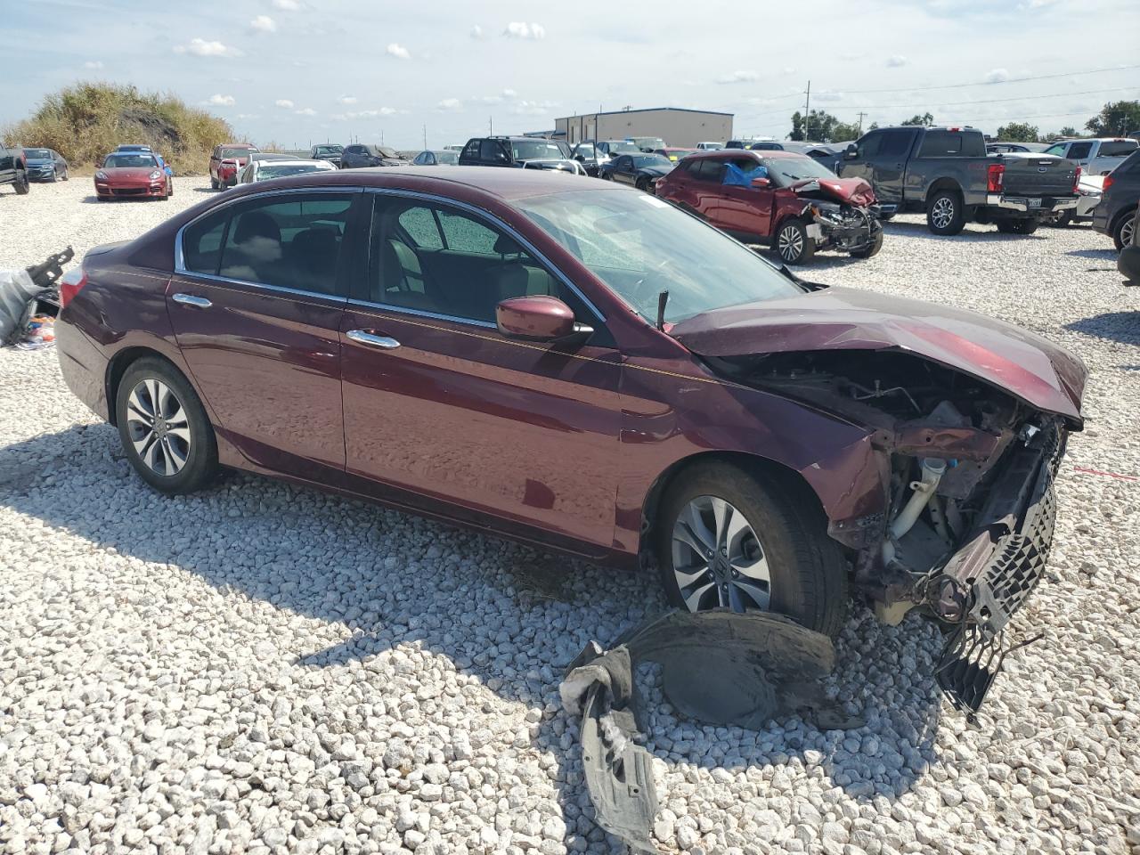 2014 Honda Accord VIN 1HGCR2F34EA029195 Copart auction photo, front end damage thumbnail 4