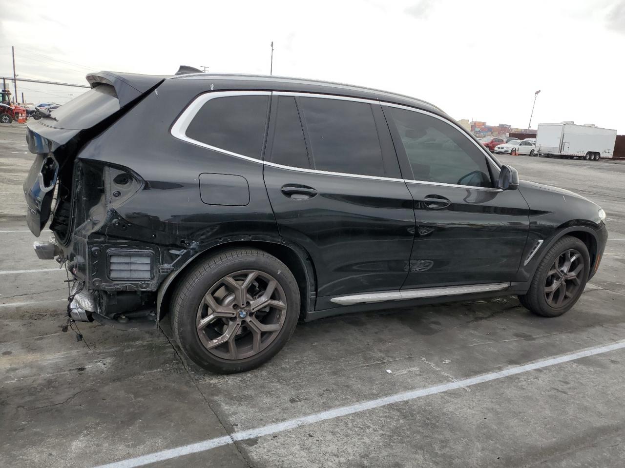 2022 BMW X3 VIN 5UX43DP07N9K12062 Copart auction photo, rear end damage thumbnail 3