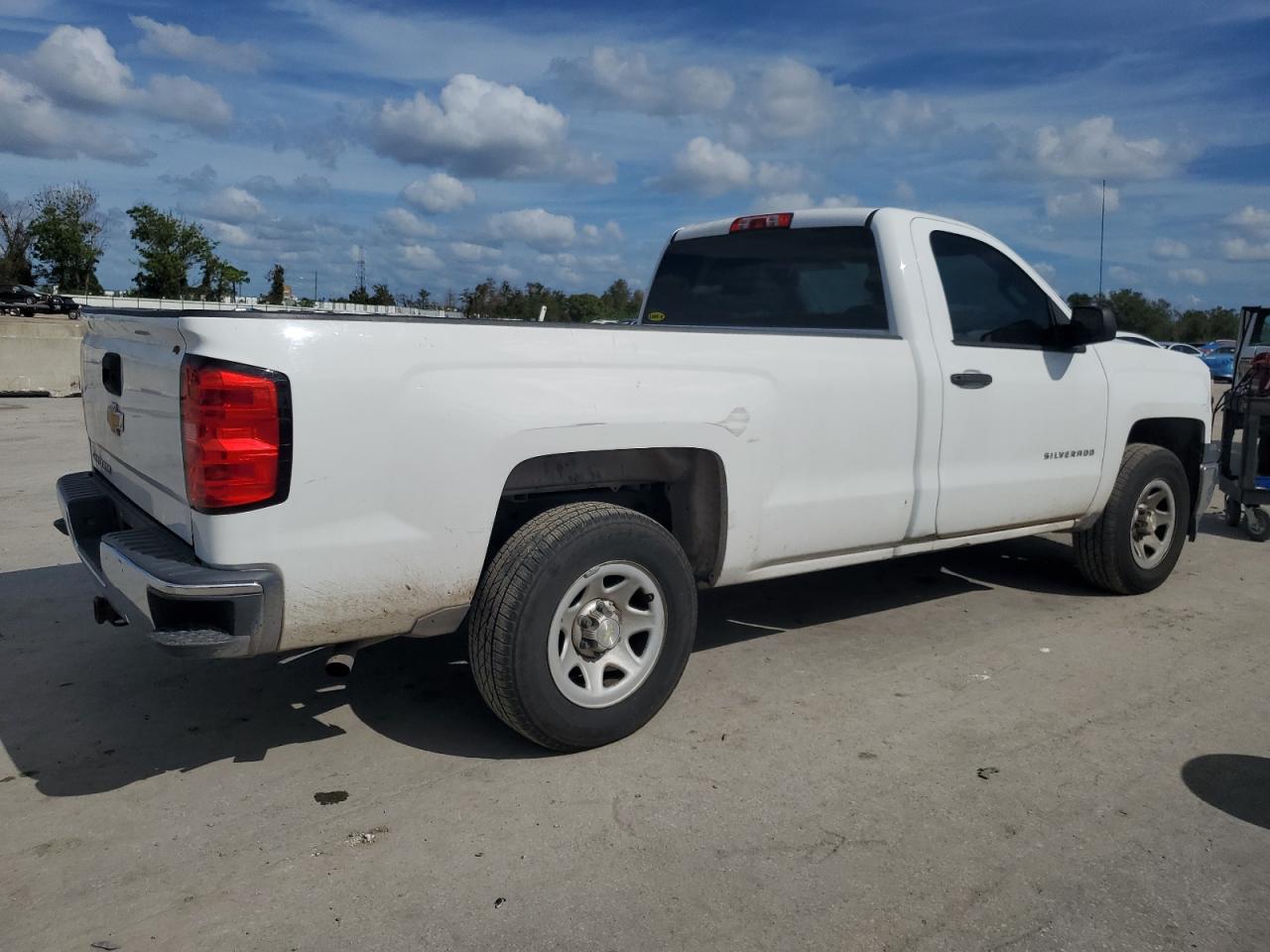 2014 Chevrolet Silverado VIN 1GCNCPEH6EZ220167 Copart auction photo, side / front end damage thumbnail 3