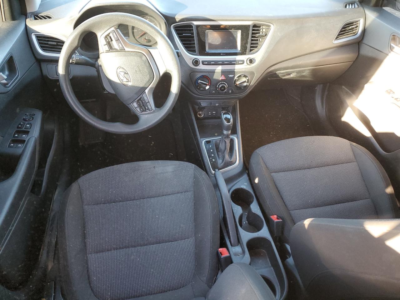 2021 Hyundai Accent VIN 3KPC24A66ME140956 Copart auction photo, rear end / front end damage thumbnail 8