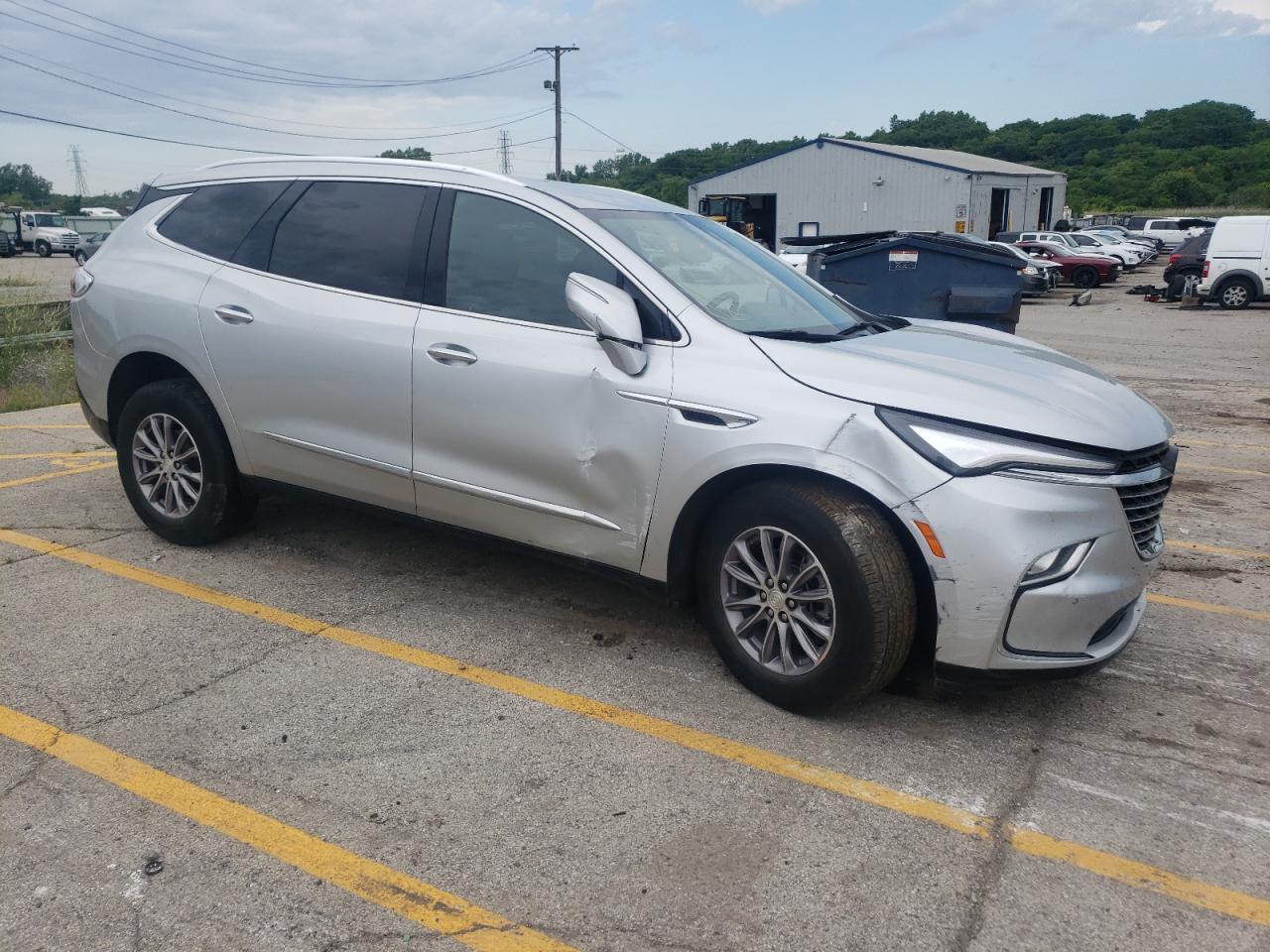2022 Buick Enclave VIN 5GAERCKW9NJ101474 Copart auction photo, all over damage thumbnail 4