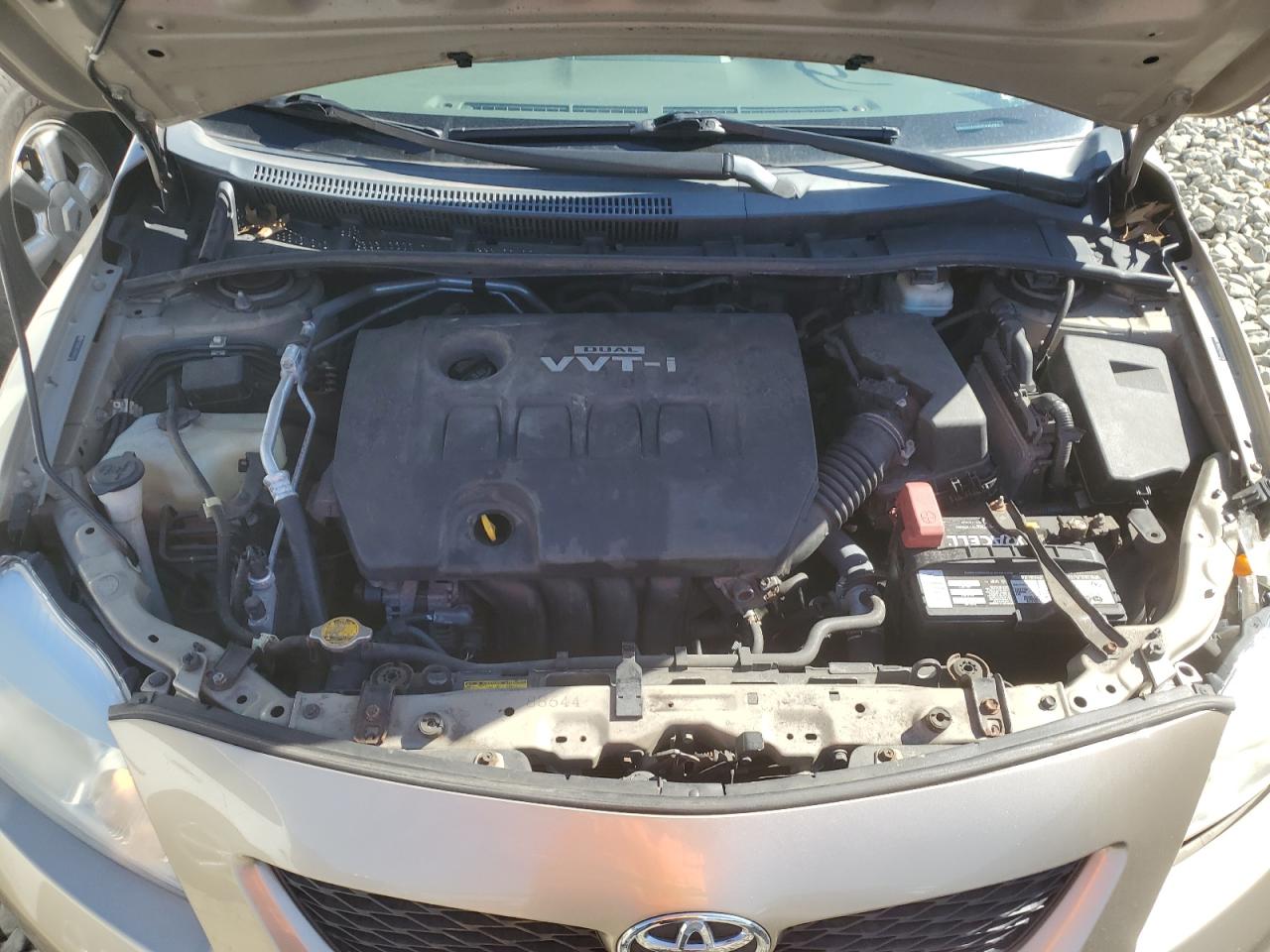2010 Toyota Corolla VIN 2T1BU4EE7AC457744 Copart auction photo, side / front end damage thumbnail 11