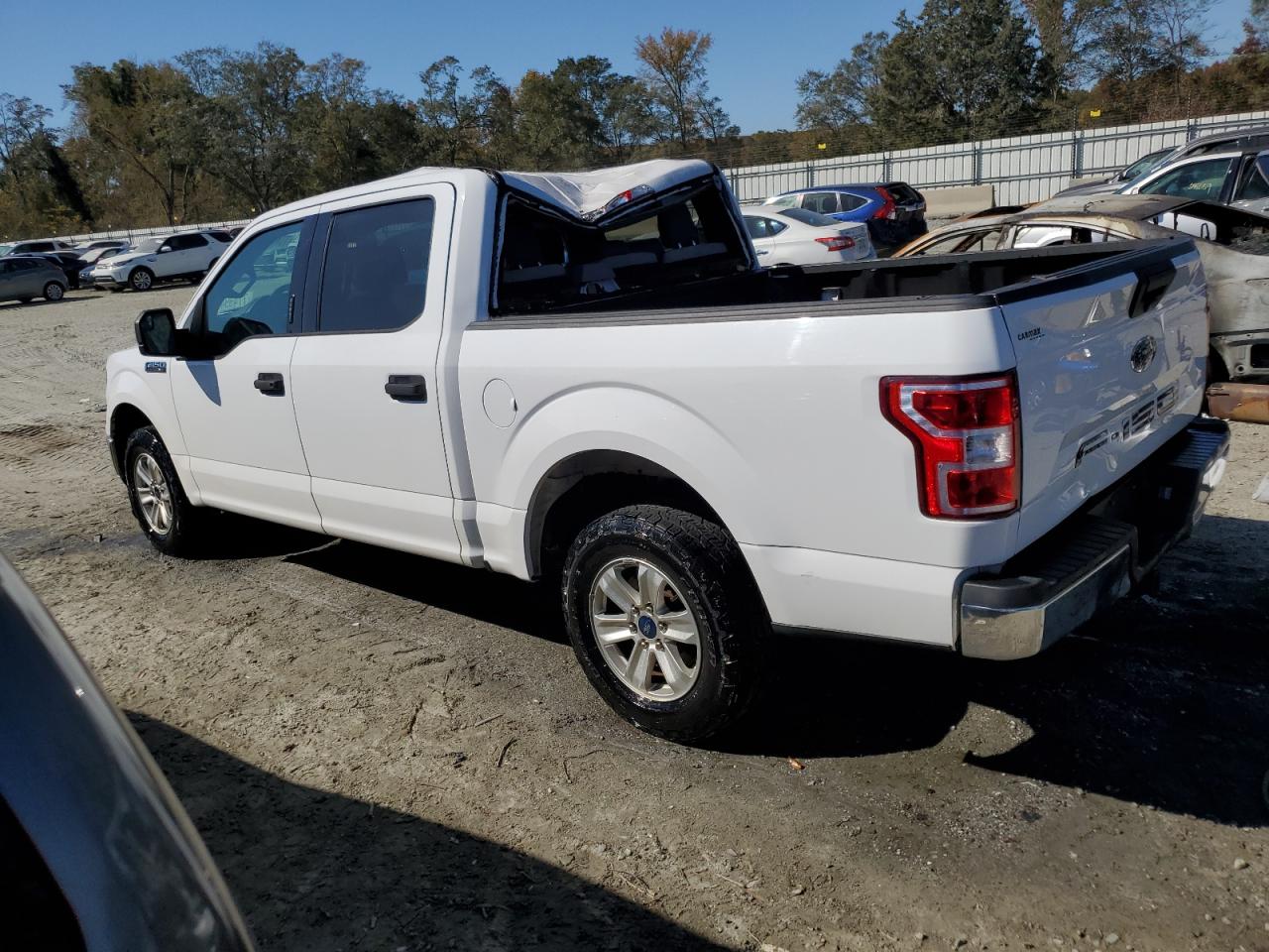 2019 Ford F-150 VIN 1FTEW1C55KKC05158 Copart auction photo, top/roof damage thumbnail 2