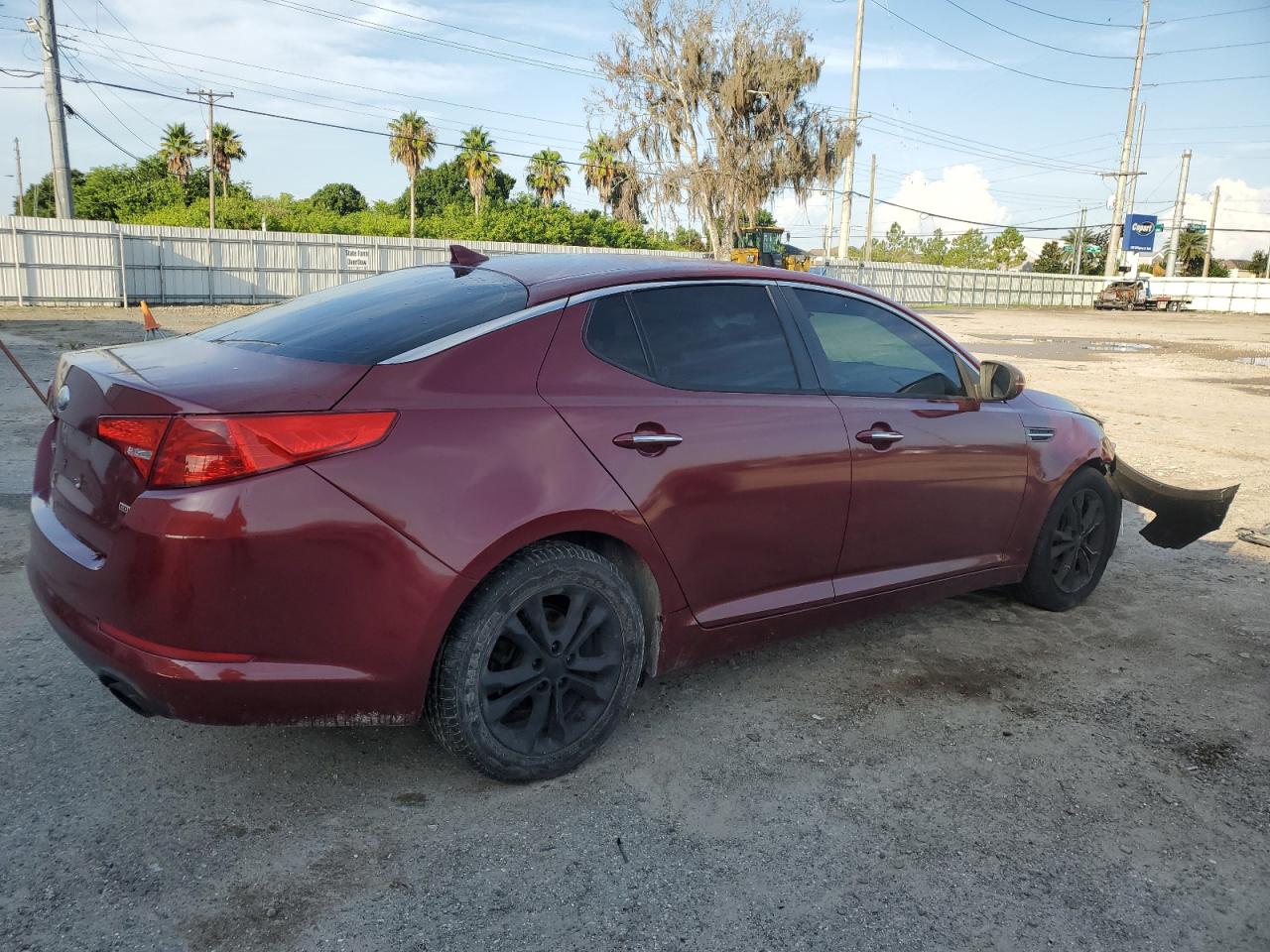 2013 KIA Optima VIN 5XXGM4A78DG168723 Copart auction photo, front end damage thumbnail 3