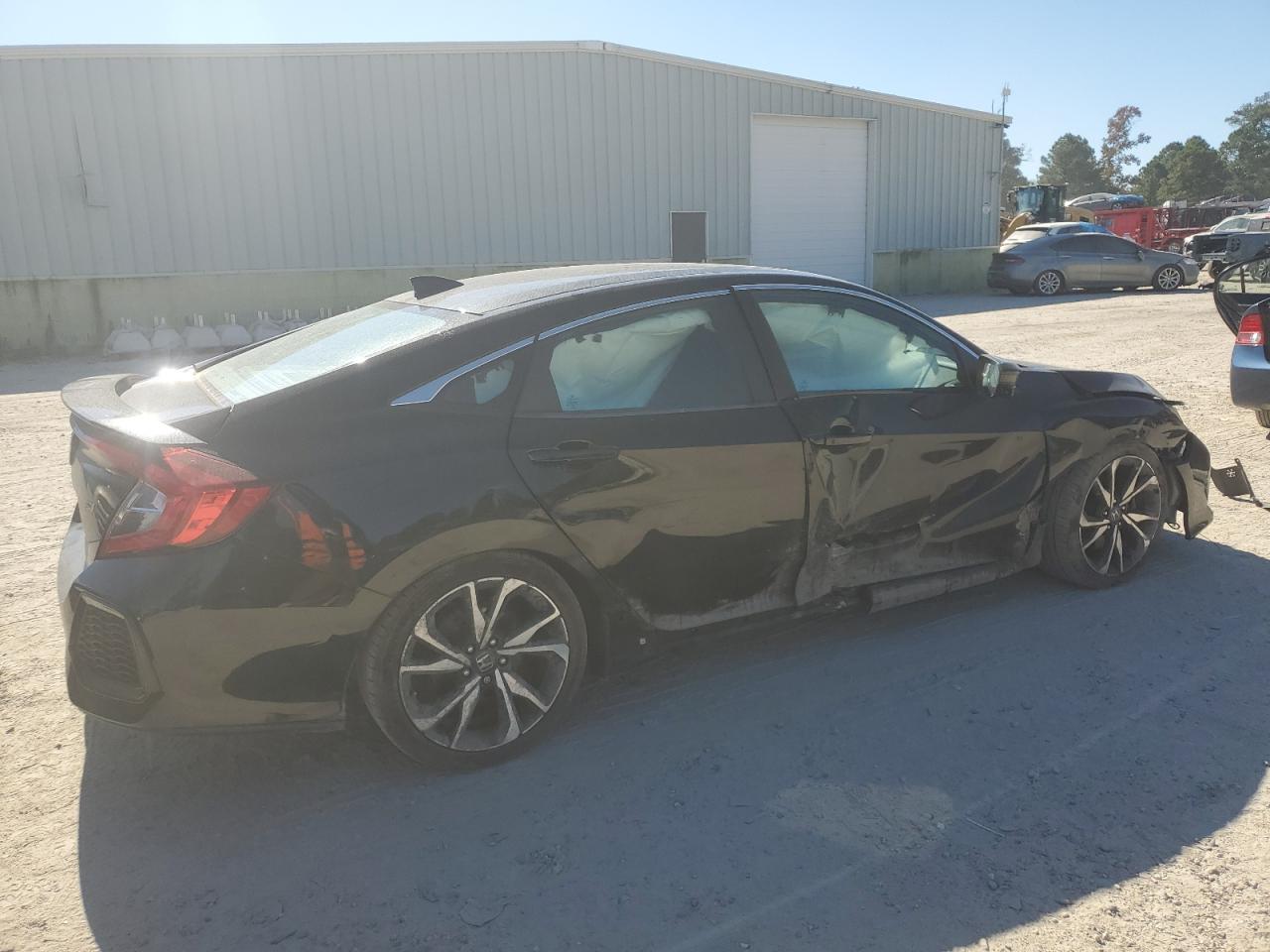 2019 Honda Civic VIN 2HGFC1E56KH702027 Copart auction photo, front end damage thumbnail 3