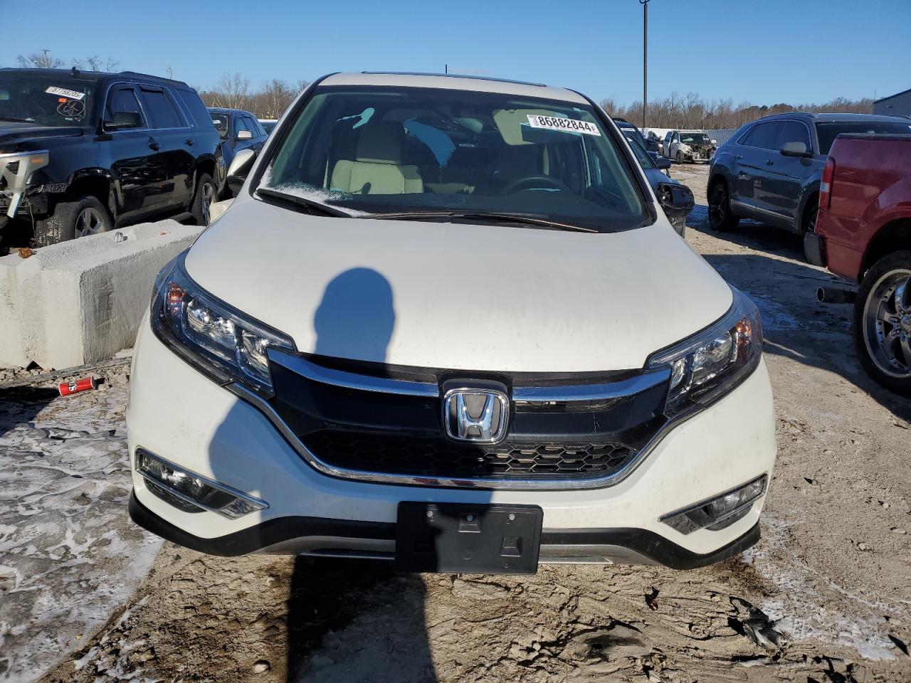 2016 Honda CR-V VIN 5J6RM4H52GL107881 Copart auction photo, front end / side damage thumbnail 5