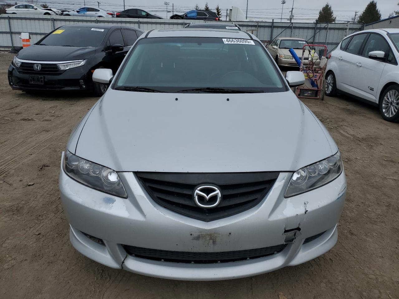 2004 Mazda 6 VIN 1YVHP84D845N50754 Copart auction photo, vandalism / minor dent/scratches damage thumbnail 5