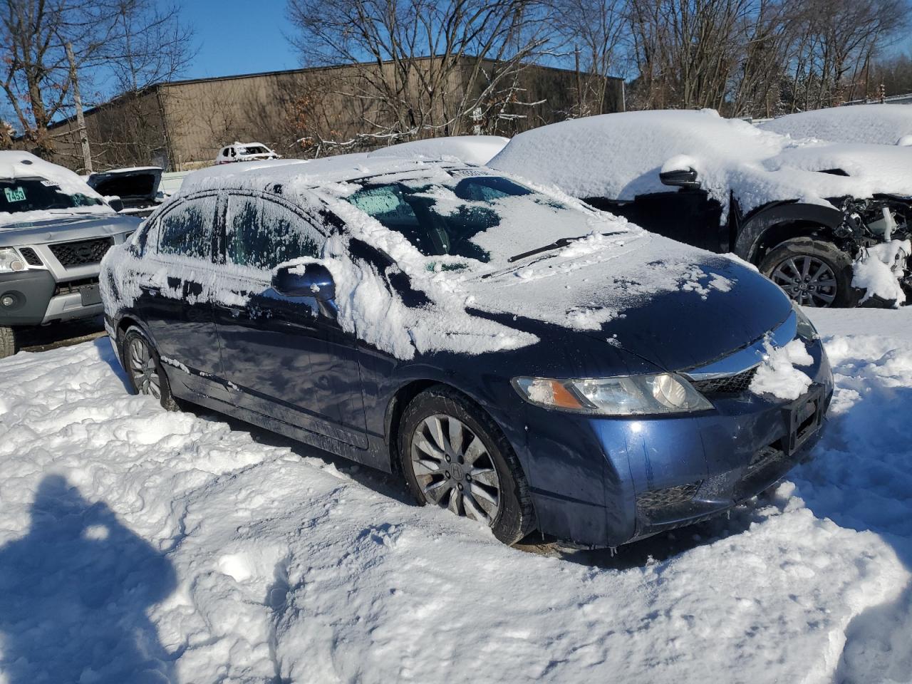 2011 Honda Civic VIN 2HGFA1F80BH529782 Copart auction photo, side damage thumbnail 4