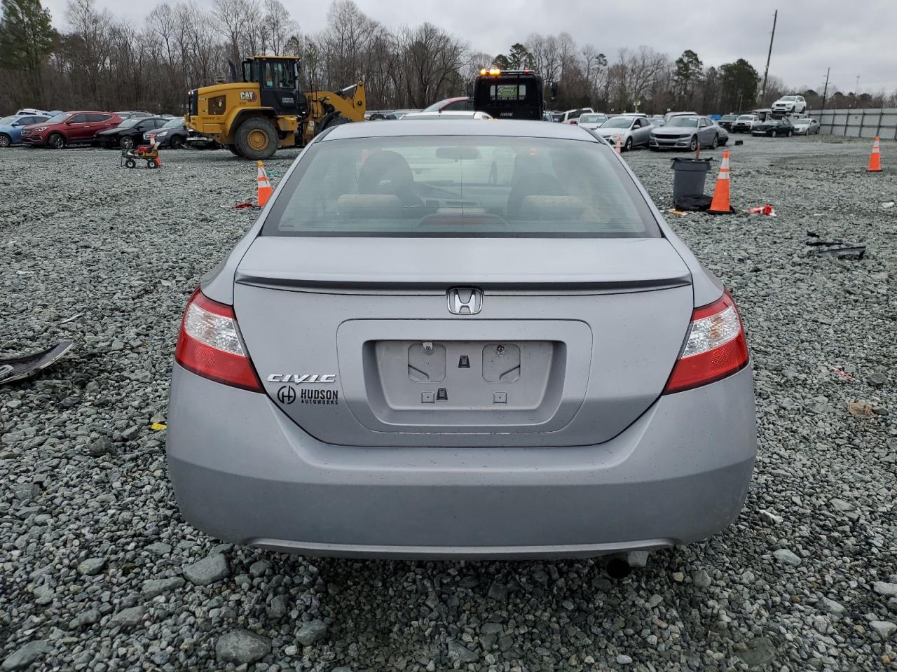 2007 Honda Civic VIN 2HGFG12857H564491 Copart auction photo, side damage thumbnail 6