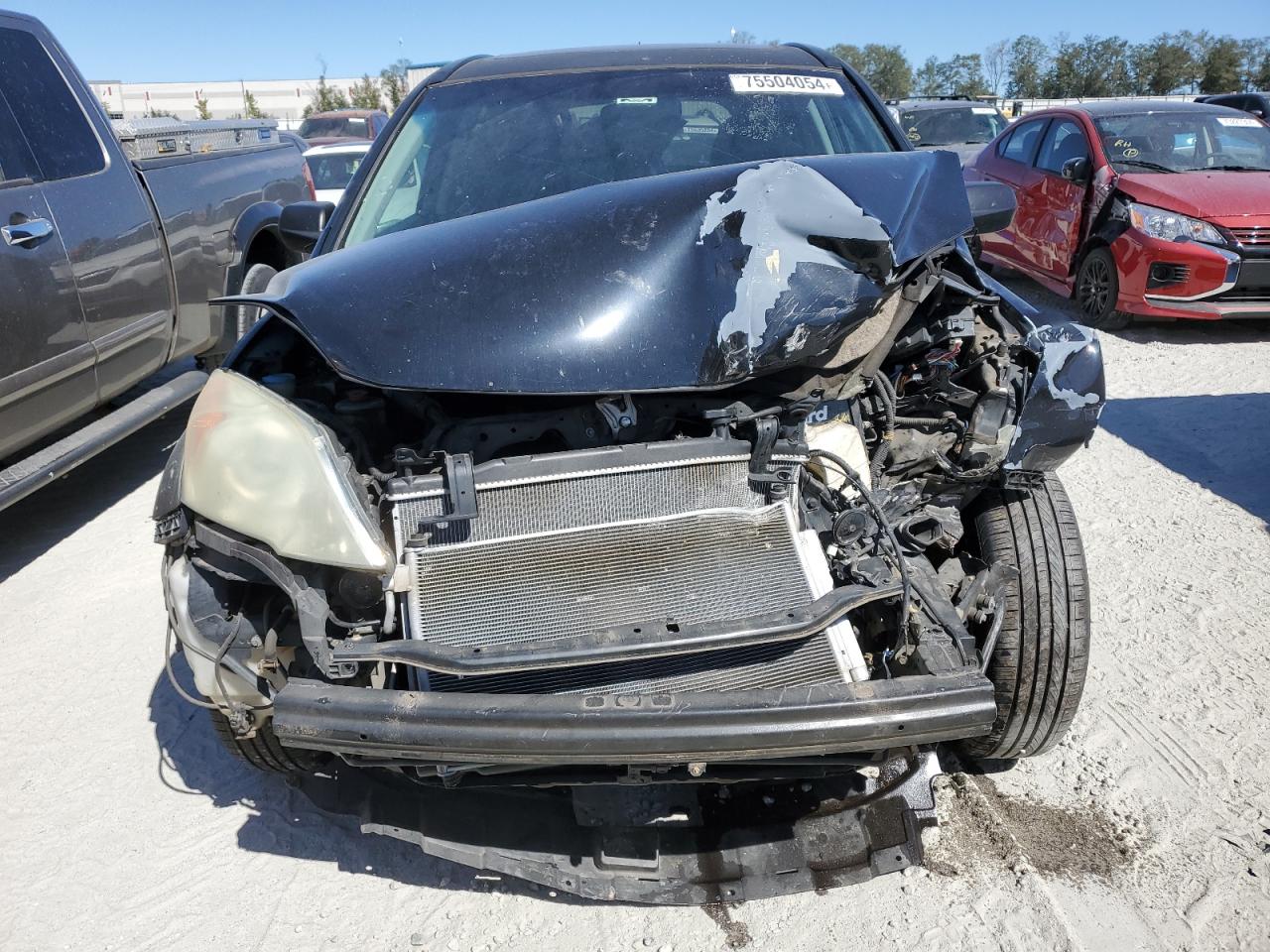2010 Honda CR-V VIN 5J6RE3H53AL023048 Copart auction photo, front end damage thumbnail 5