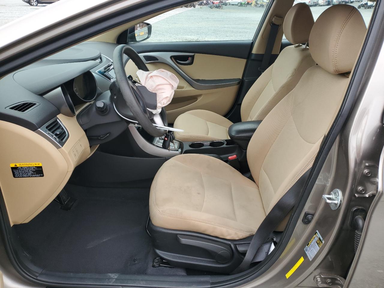 2013 Hyundai Elantra VIN 5NPDH4AE2DH424364 Copart auction photo, front end damage thumbnail 7