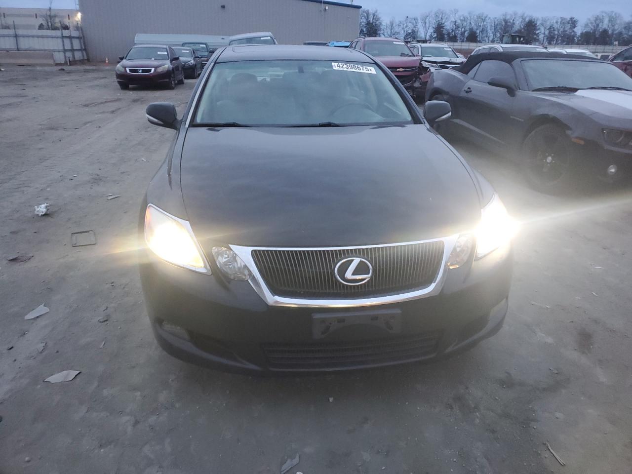 2011 Lexus GS VIN JTHBE1KSXB0053319 Copart auction photo, rear end damage thumbnail 5