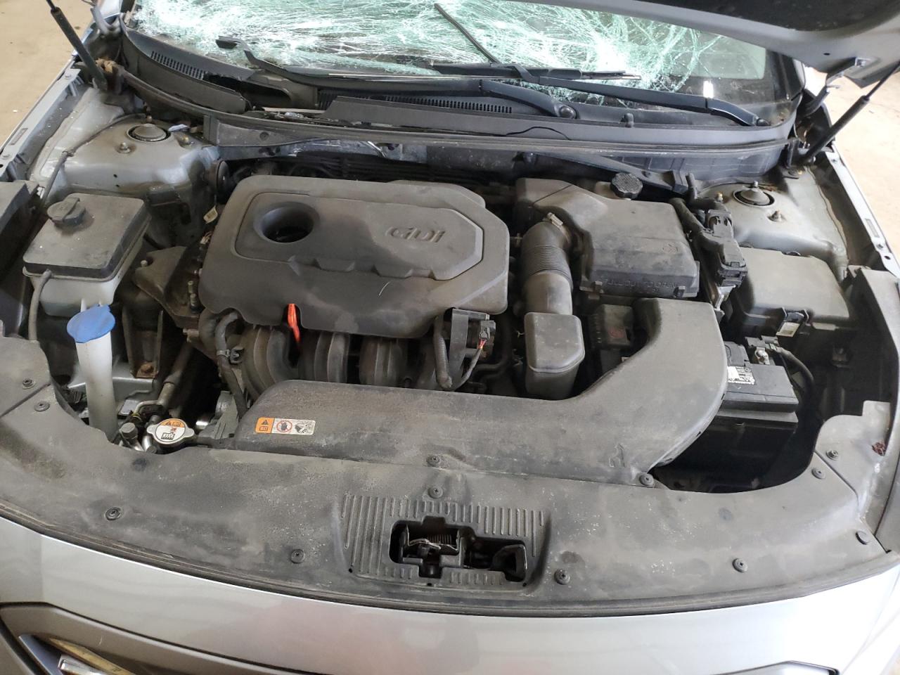 2016 Hyundai Sonata VIN 5NPE34AFXGH309799 Copart auction photo, top/roof / hail damage thumbnail 12