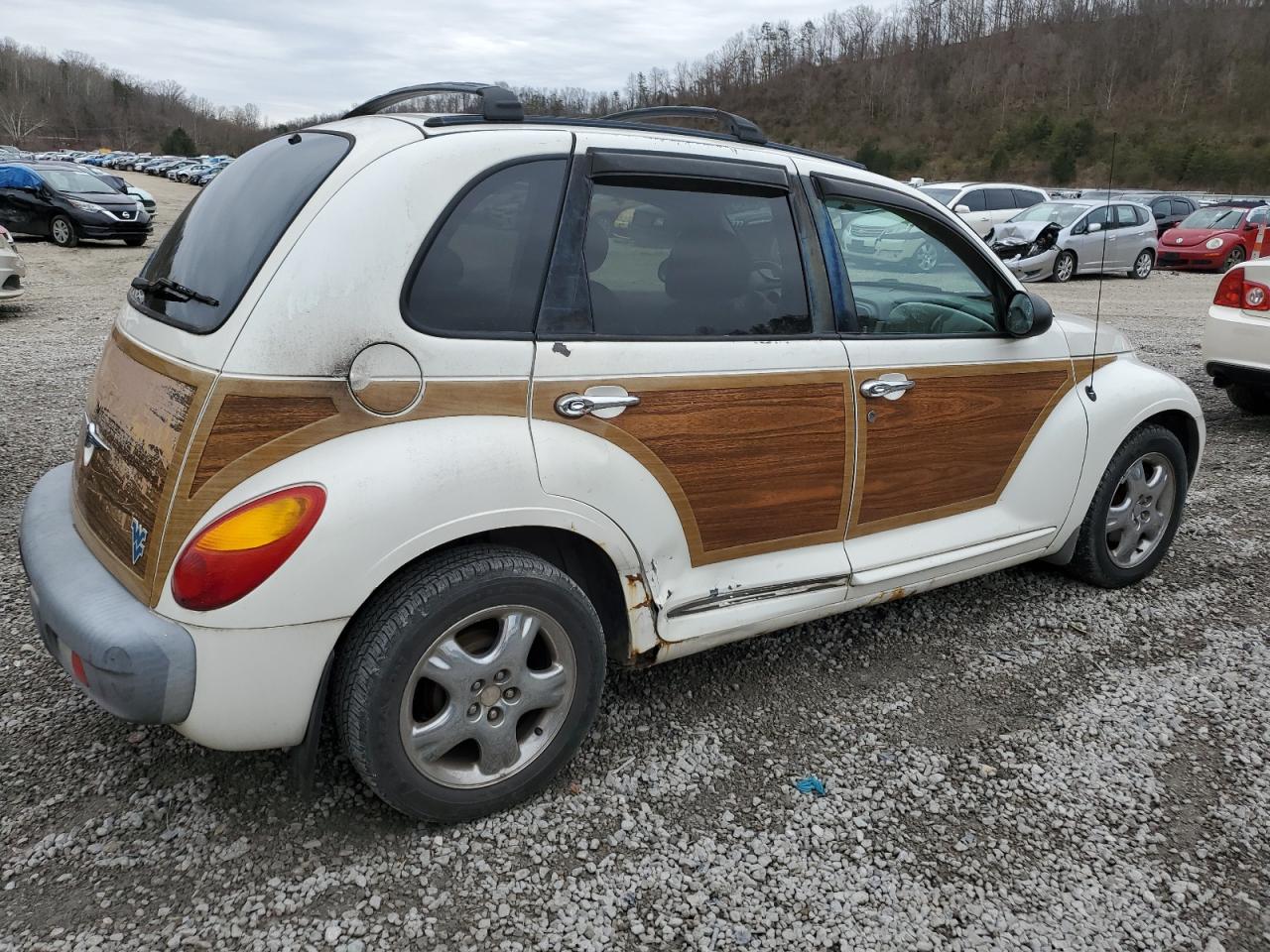 2002 Chrysler PT Cruiser VIN 3C4FY58B22T365095 Copart auction photo, rear end / mechanical damage thumbnail 3