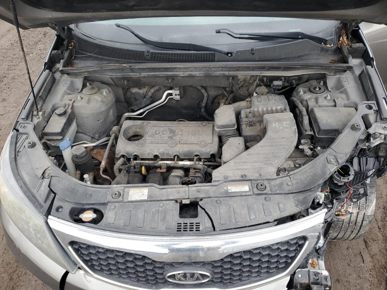2011 KIA Sorento VIN 5XYKT4A13BG089817 Copart auction photo, front end damage thumbnail 13