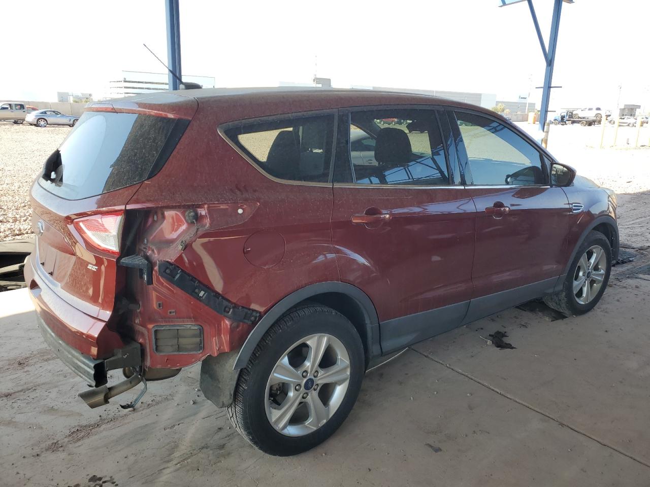 2016 Ford Escape VIN 1FMCU0G75GUB48101 Copart auction photo, all over damage thumbnail 3