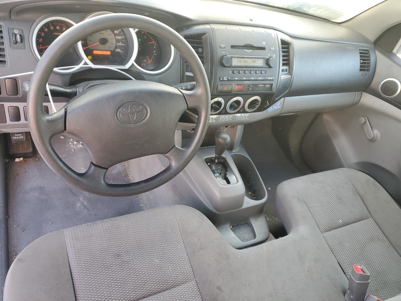 2007 Toyota Tacoma VIN 5TENX22N97Z405807 Copart auction photo, front end / side damage thumbnail 8