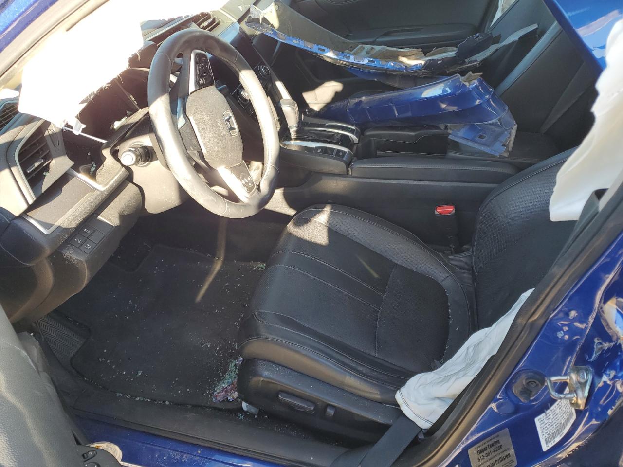 2016 Honda Civic VIN 19XFC1F91GE023396 Copart auction photo, all over damage thumbnail 7