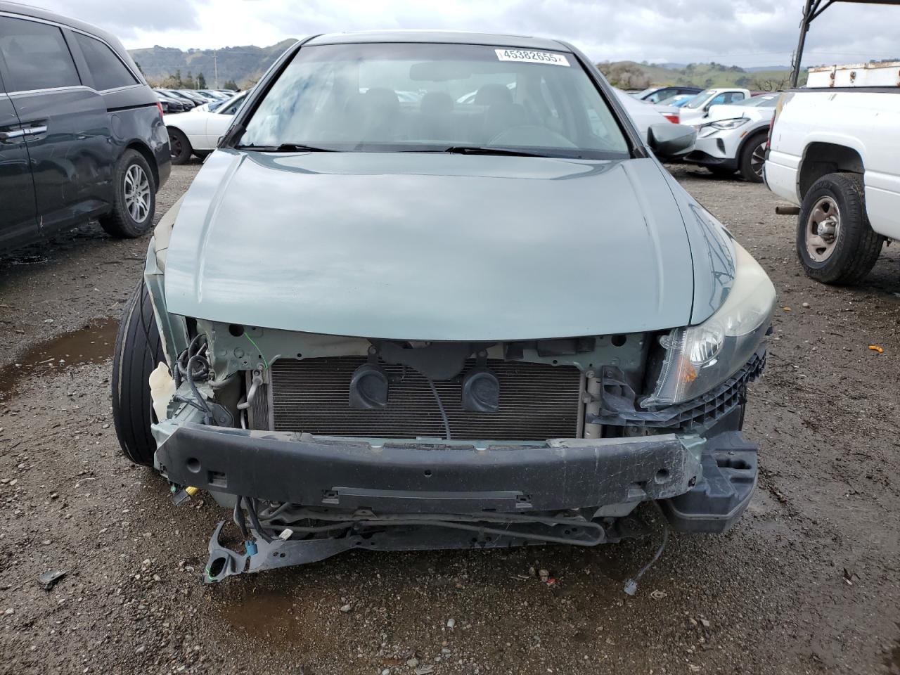 2008 Honda Accord VIN 1HGCP36838A047313 Copart auction photo, front end / side damage thumbnail 5