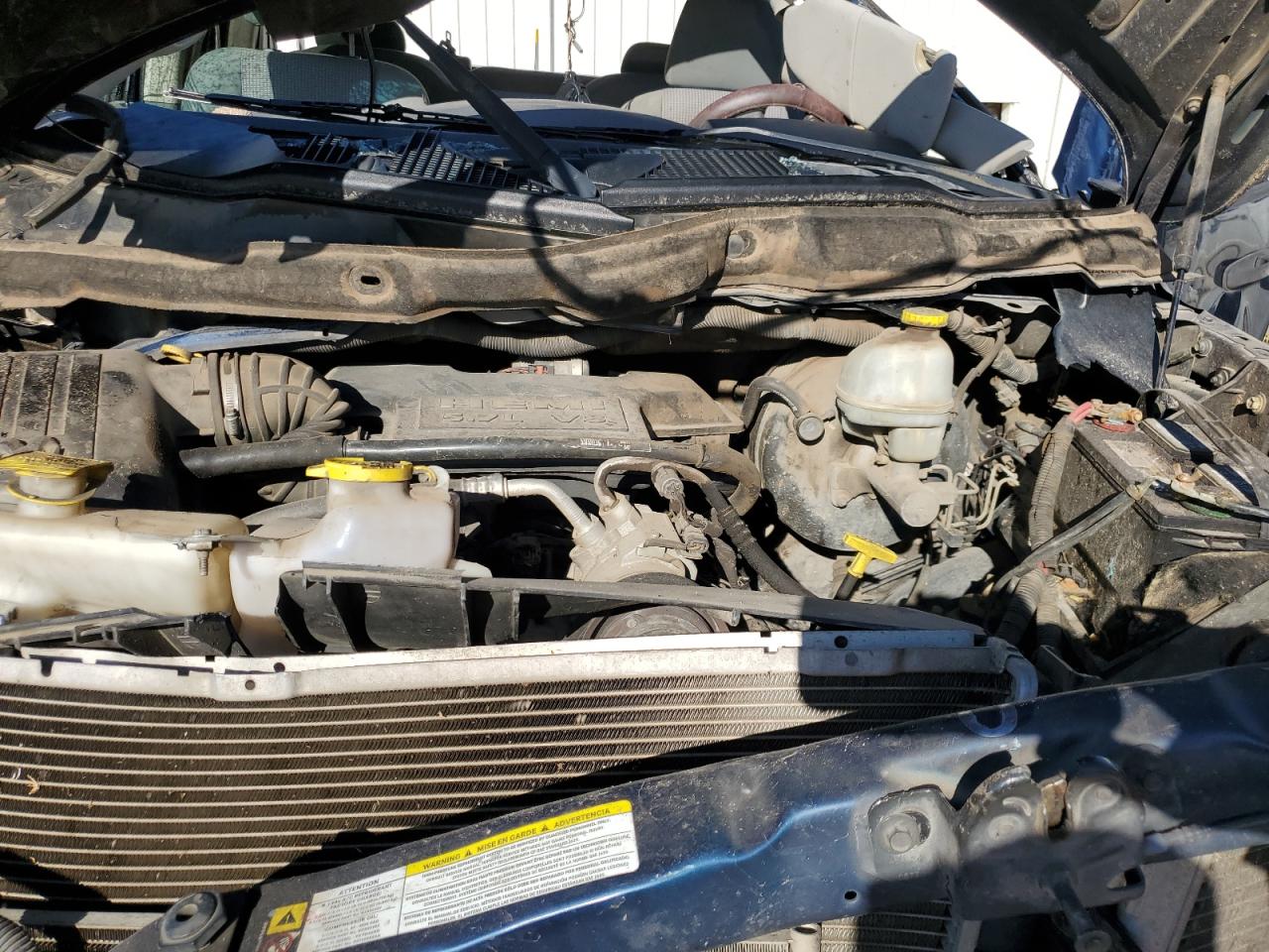 2007 Dodge RAM VIN 1D7KS28D27J589732 Copart auction photo, front end / side damage thumbnail 13