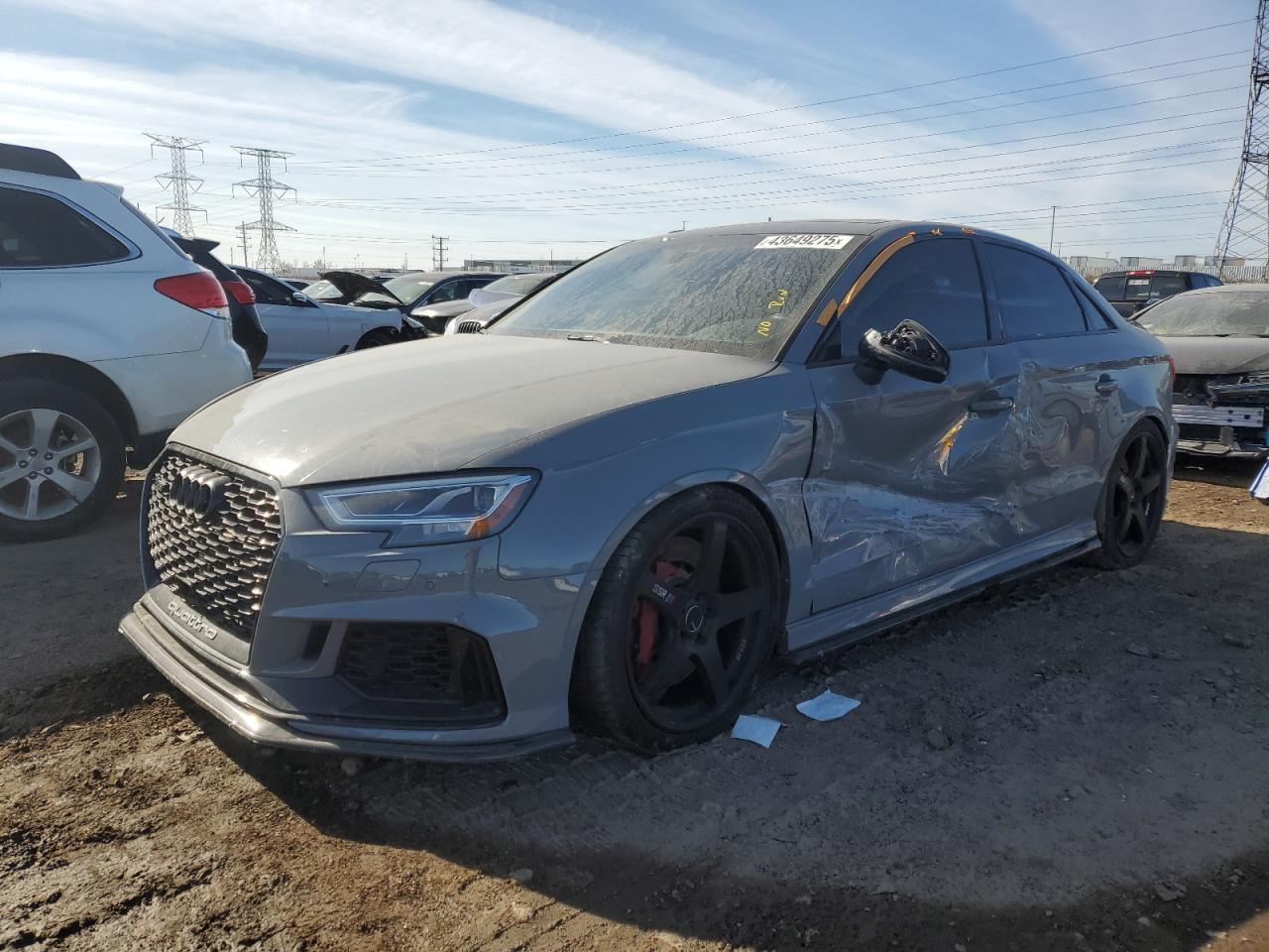 2018 Audi RS3 VIN WUABWGFFXJ1900365 - Copart auction photo