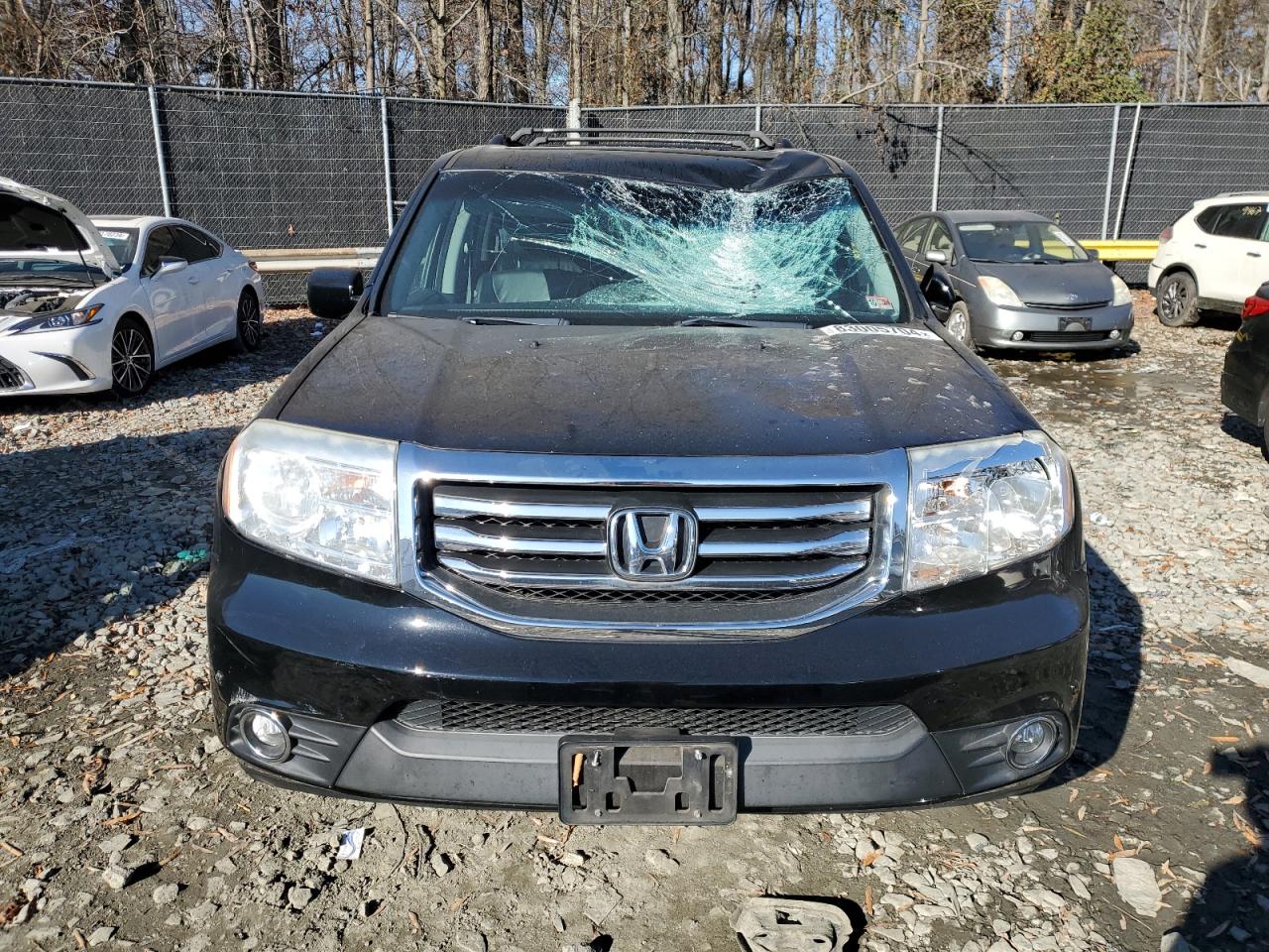 2014 Honda Pilot VIN 5FNYF4H98EB054361 Copart auction photo, water/flood / top/roof damage thumbnail 5