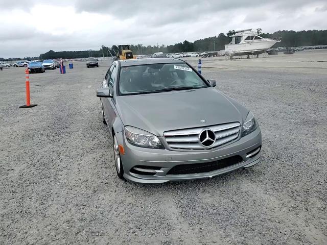 2011 Mercedes-Benz C-klasse VIN WDDGF8BB3BR161196 Copart auction photo, water/flood damage thumbnail 11