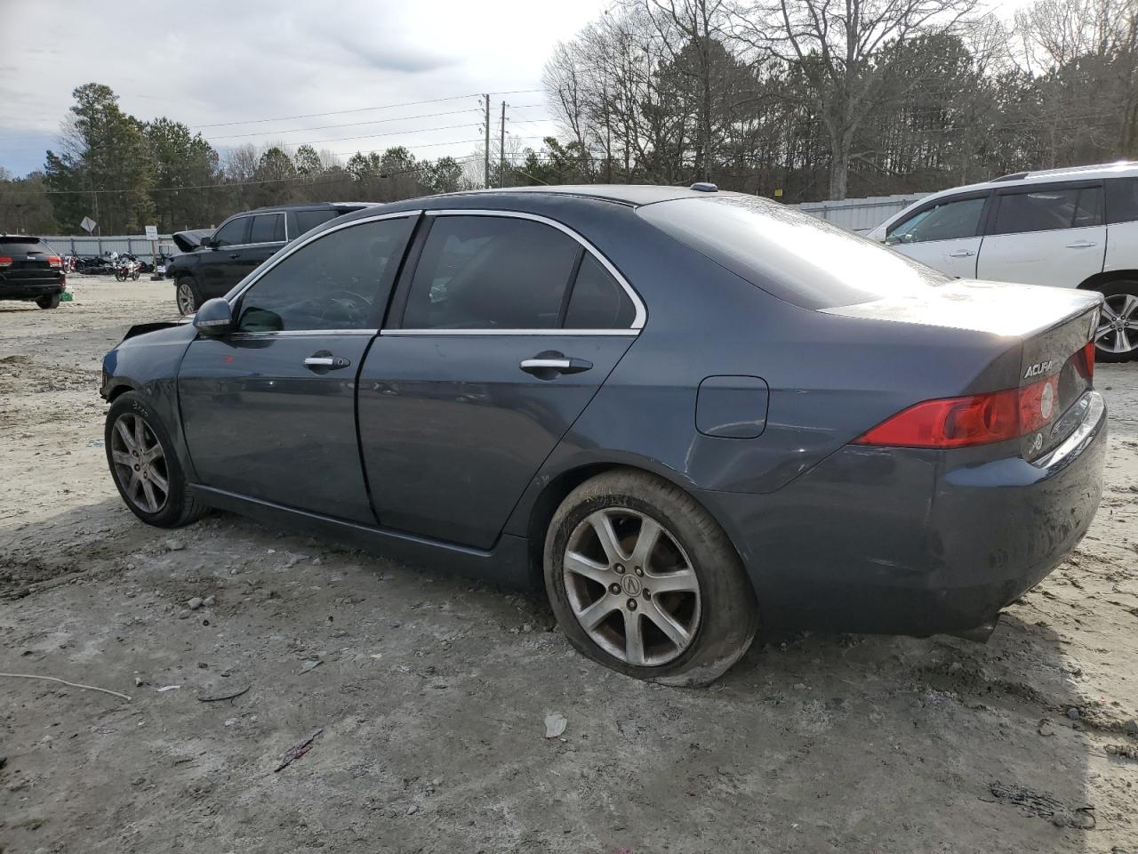 2005 Acura TSX VIN JH4CL96955C034714 Copart auction photo, front end / side damage thumbnail 2