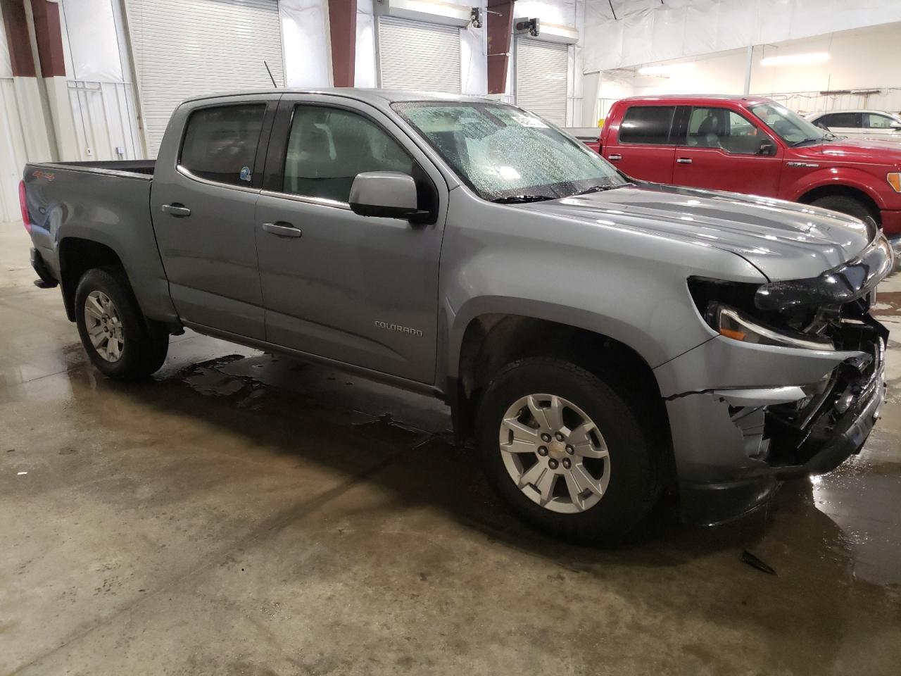 2018 Chevrolet Colorado VIN 1GCGTCEN8J1246592 Copart auction photo, front end / hail damage thumbnail 4