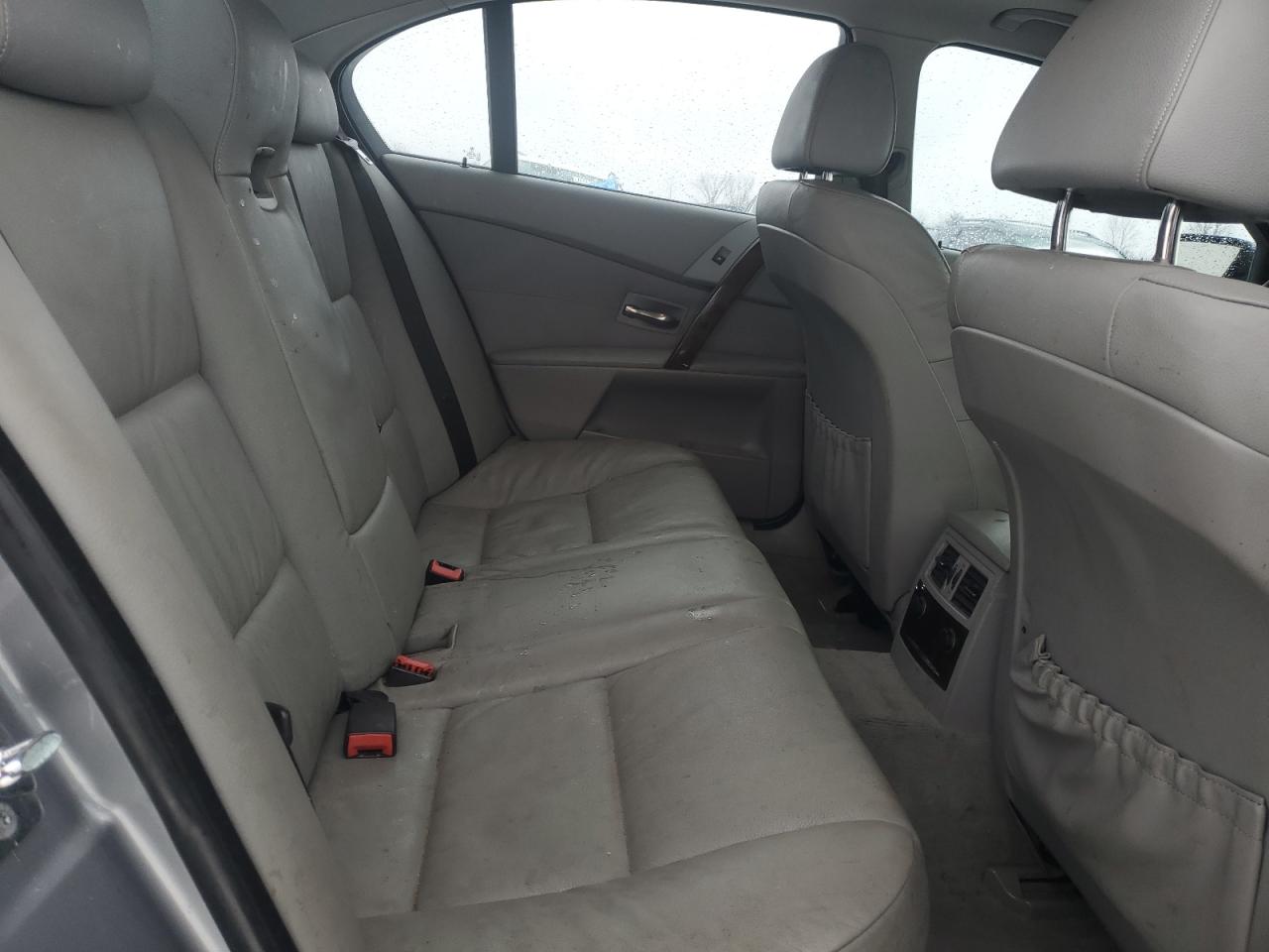 2006 BMW 5er VIN WBANF33546CS35826 Copart auction photo, front end / side damage thumbnail 10