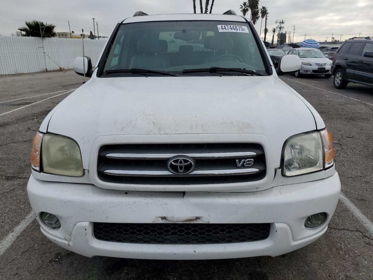 2004 Toyota Sequoia VIN 5TDZT38A74S217304 Copart auction photo, rear end / front end damage thumbnail 5