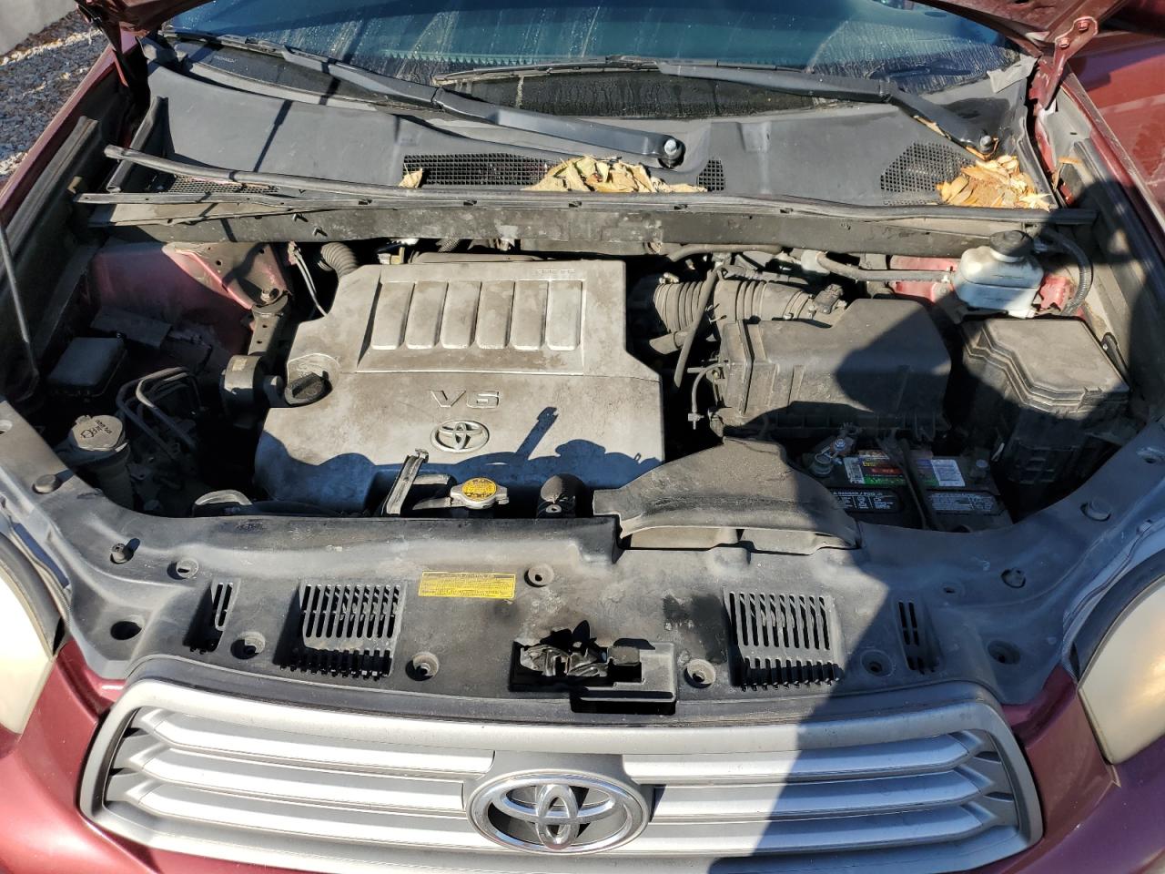 2010 Toyota Highlander VIN 5TDKK3EH1AS022347 Copart auction photo, side / rear end damage thumbnail 14