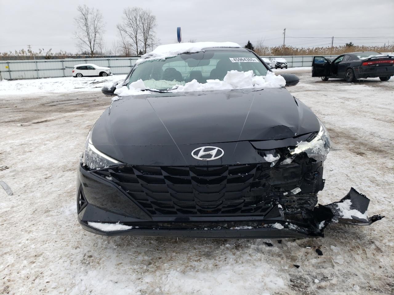 2022 Hyundai Elantra VIN 5NPLL4AG5NH055271 Copart auction photo, front end damage thumbnail 5