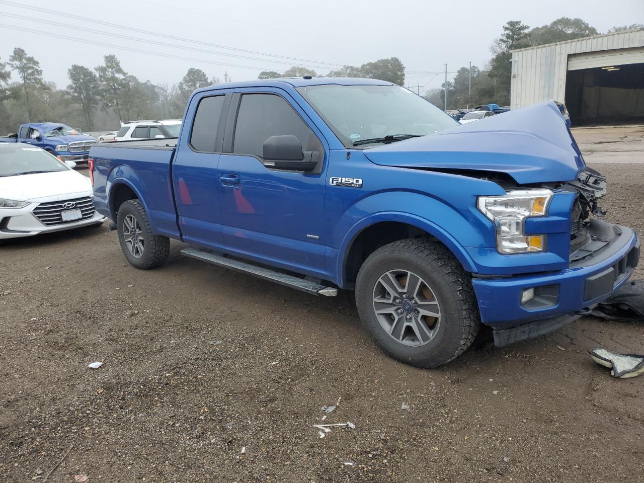 2017 Ford F-150 VIN 1FTEX1EP1HKD79832 Copart auction photo, all over damage thumbnail 4