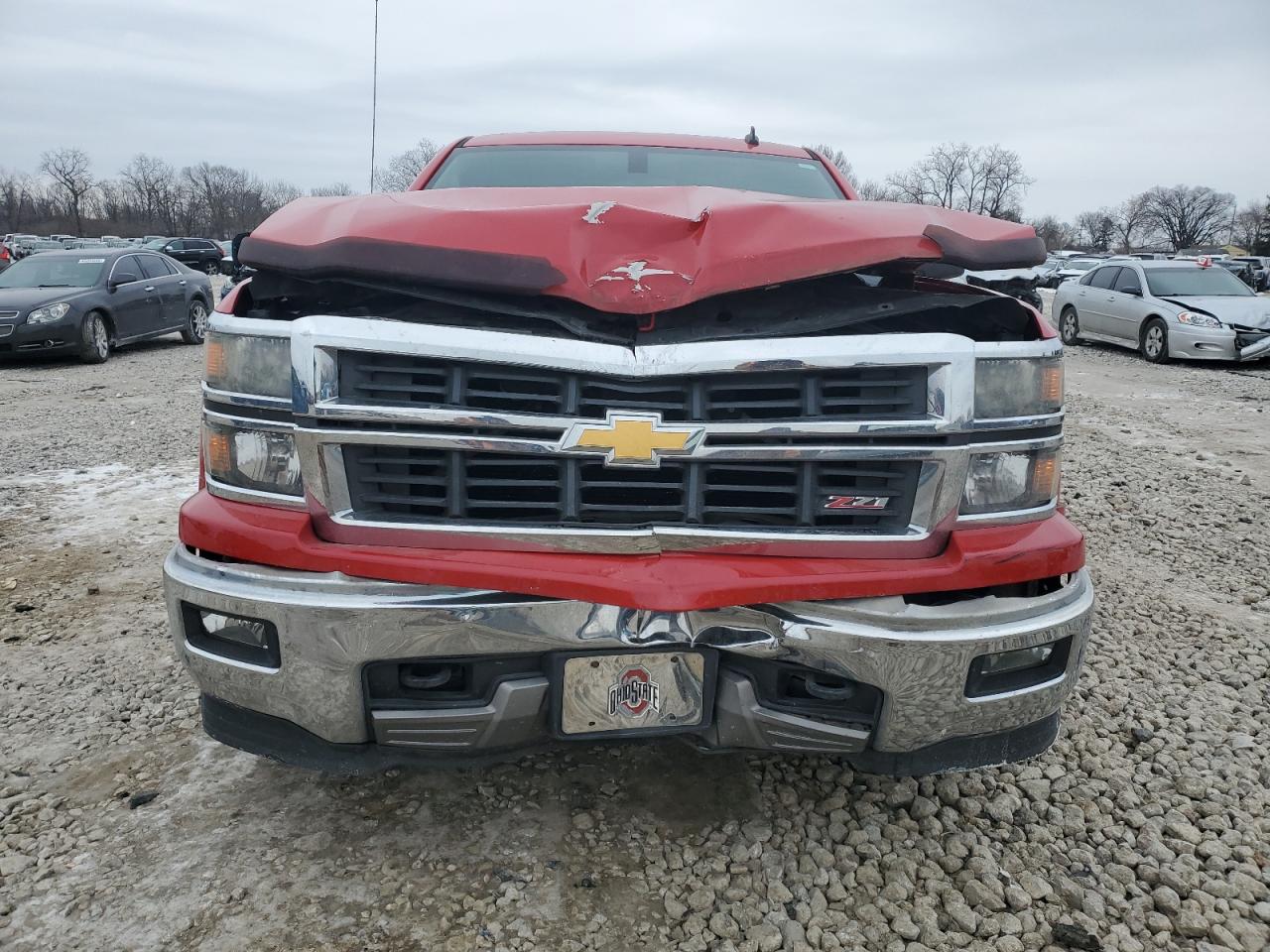 2014 Chevrolet Silverado VIN 1GCVKREC9EZ278244 Copart auction photo, front end damage thumbnail 5