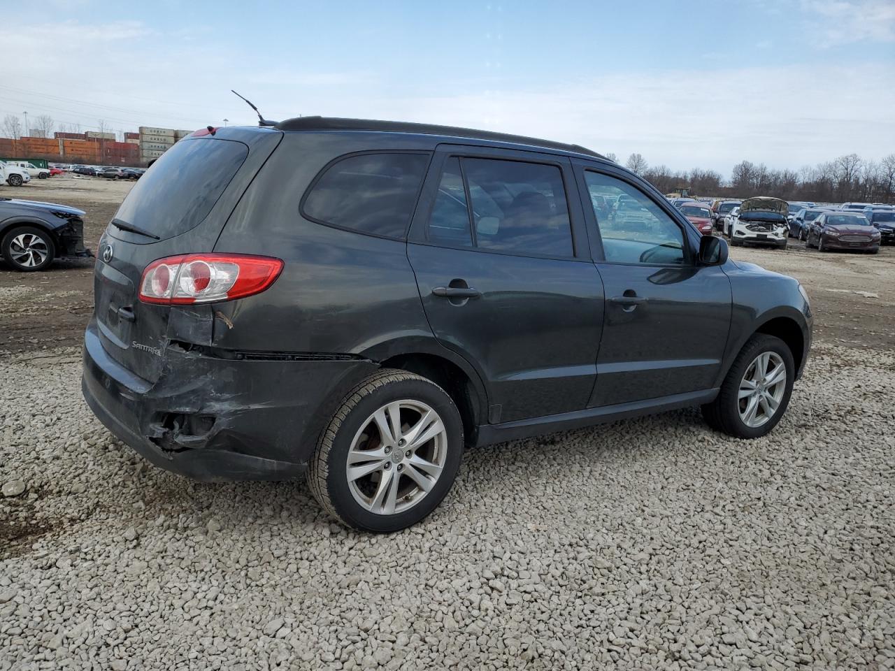2010 Hyundai Santa Fe VIN 5NMSG3AB4AH392911 Copart auction photo, rear end damage thumbnail 3