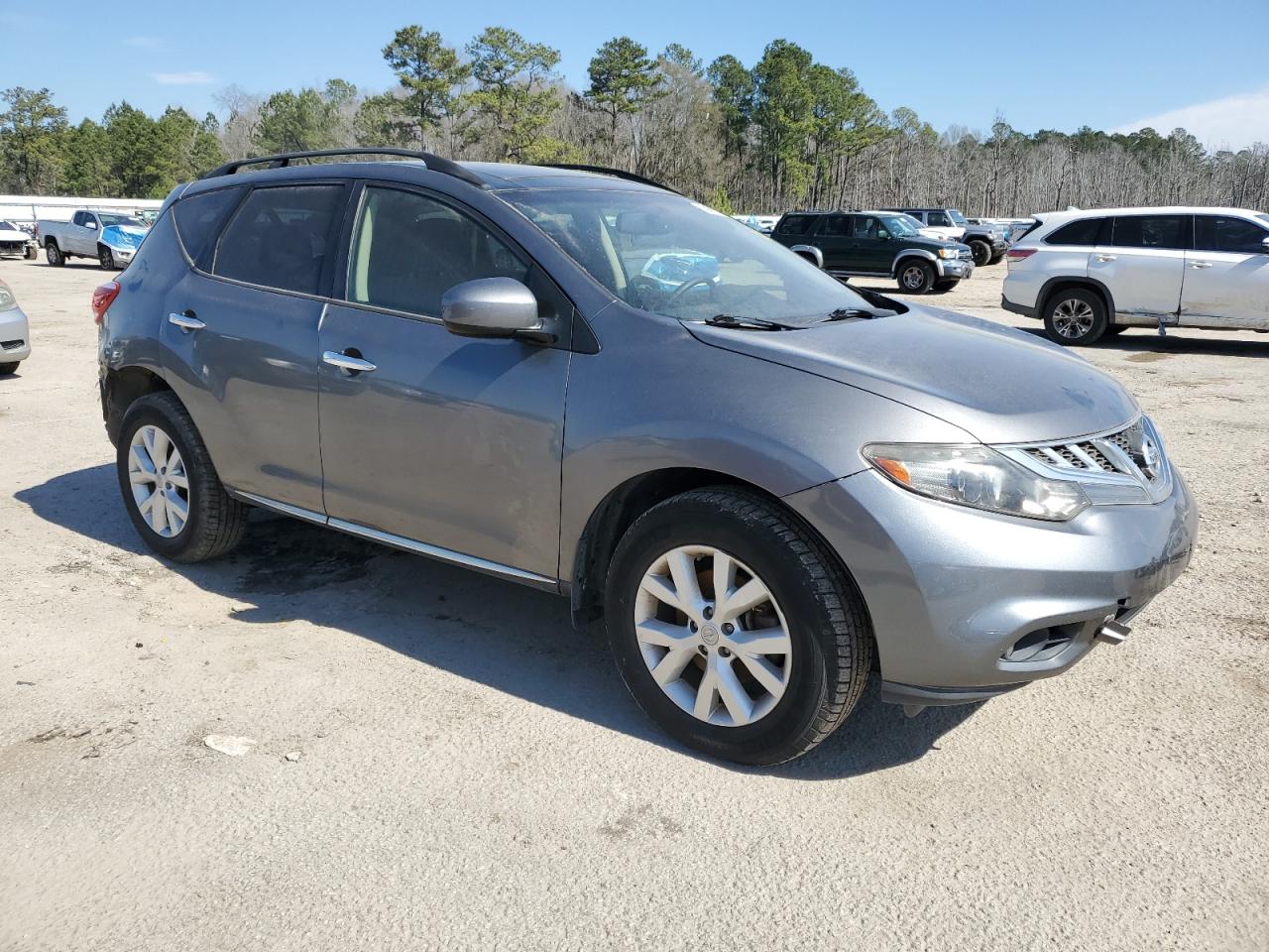 2014 Nissan Murano VIN JN8AZ1MW0EW529259 Copart auction photo, rear end / front end damage thumbnail 4