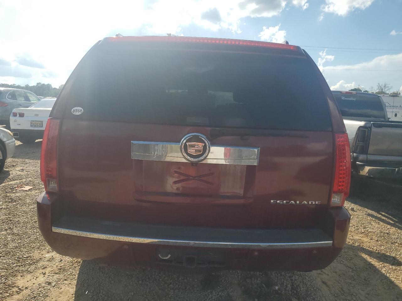 2008 Cadillac Escalade VIN 1GYFK63878R169684 Copart auction photo, front end / rear end damage thumbnail 6