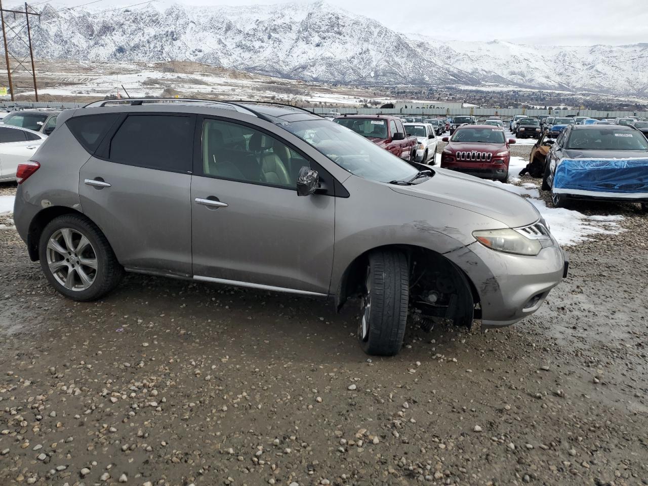 2012 Nissan Murano VIN JN8AZ1MW4CW226157 Copart auction photo, side damage thumbnail 4