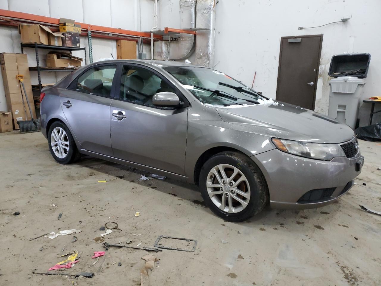 2011 KIA Forte VIN KNAFU4A25B5453765 Copart auction photo, side / undercarriage damage thumbnail 4