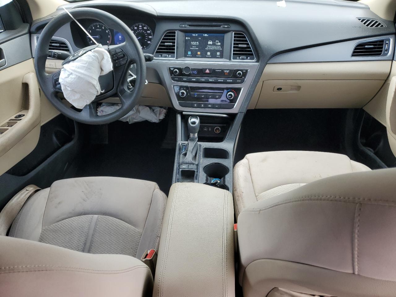 2017 Hyundai Sonata VIN 5NPE24AF6HH536928 Copart auction photo, side / front end damage thumbnail 8