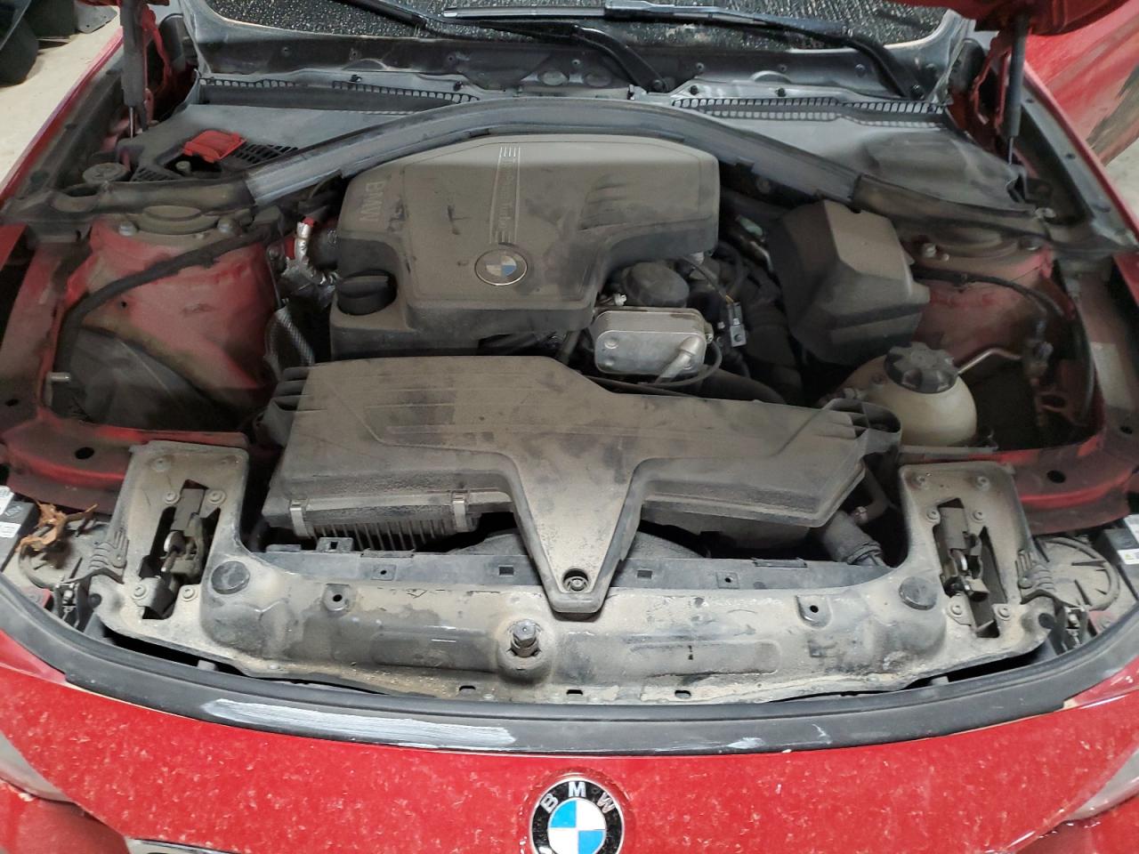 2014 BMW 4er VIN WBA3N5C51EF715633 Copart auction photo, side / rear end damage thumbnail 11