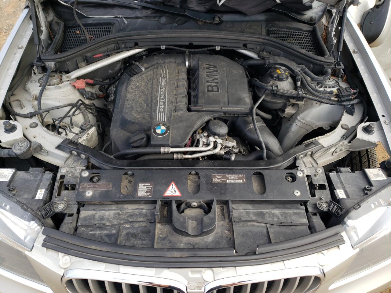 2012 BMW X3 VIN 5UXWX7C5XCL975094 Copart auction photo, all over damage thumbnail 13
